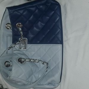 Nine West Blue two tone purse